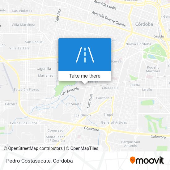 Mapa de Pedro Costasacate