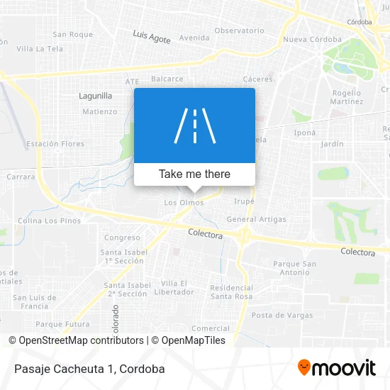 Mapa de Pasaje Cacheuta 1