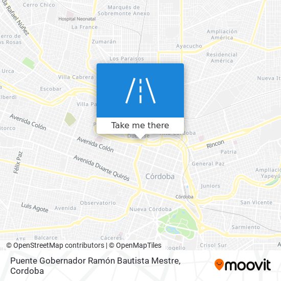 Mapa de Puente Gobernador Ramón Bautista Mestre