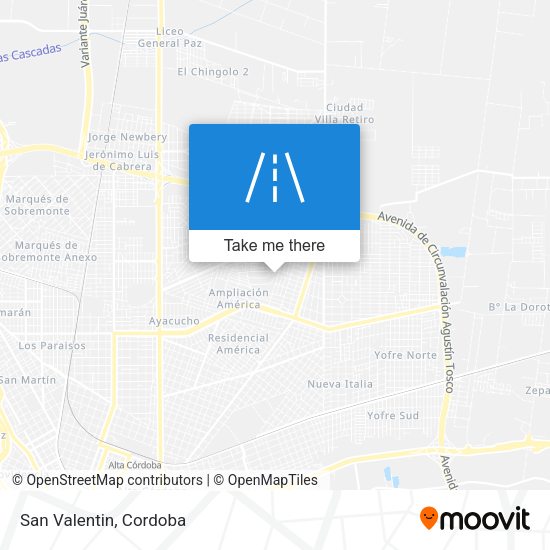 Mapa de San Valentin