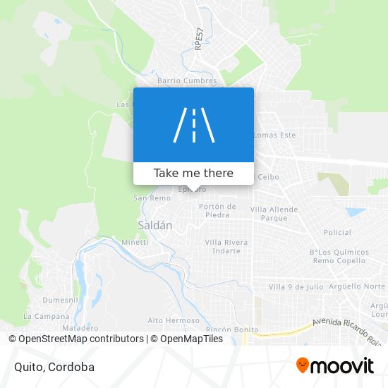 Quito map