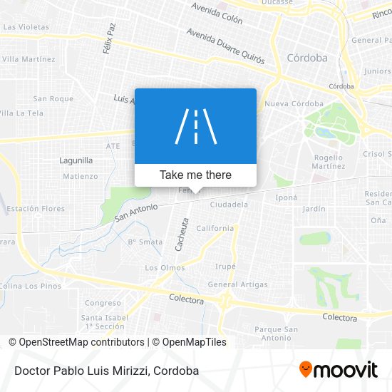 Doctor Pablo Luis Mirizzi map
