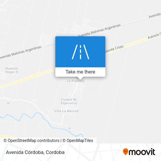 Avenida Córdoba map