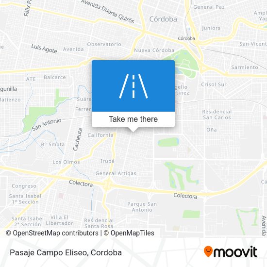 Mapa de Pasaje Campo Eliseo