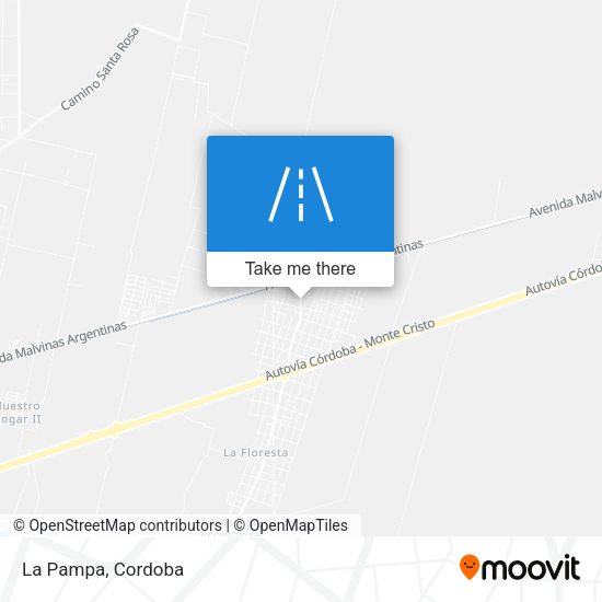 Mapa de La Pampa