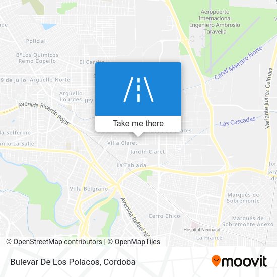 Mapa de Bulevar De Los Polacos