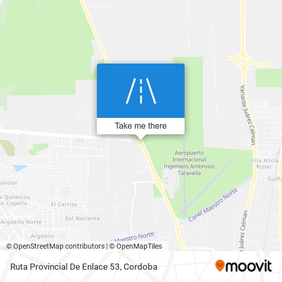 Ruta Provincial De Enlace 53 map