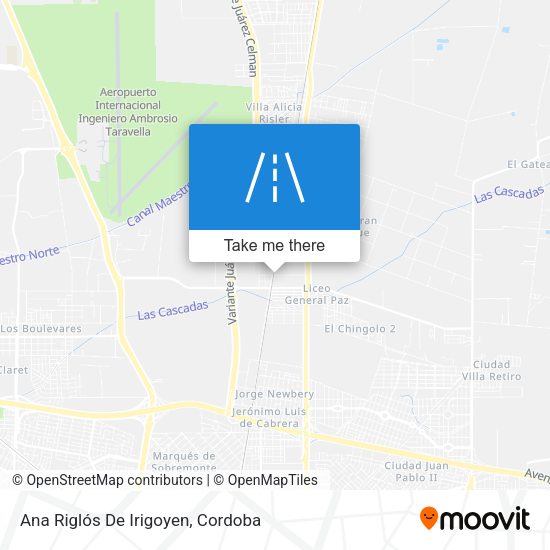 Mapa de Ana Riglós De Irigoyen