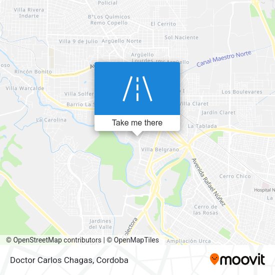 Mapa de Doctor Carlos Chagas
