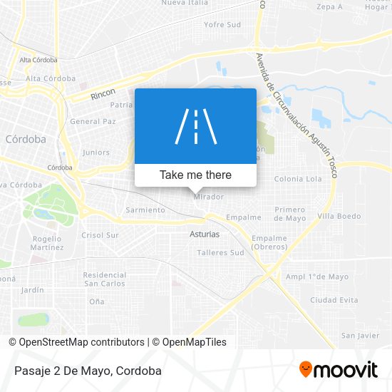 Mapa de Pasaje 2 De Mayo