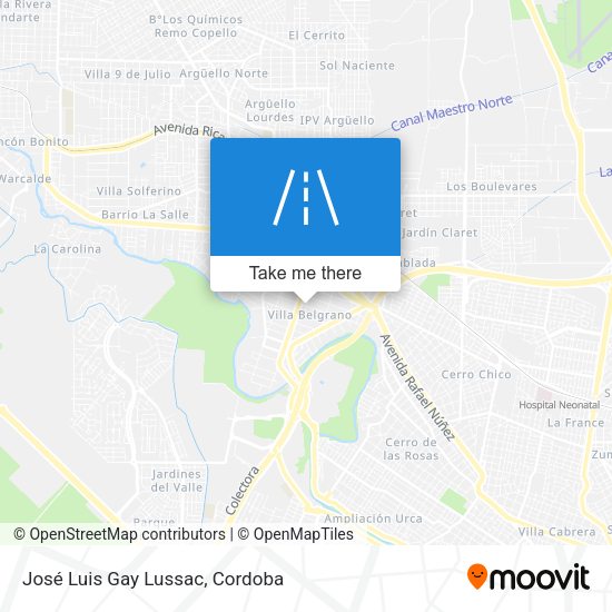José Luis Gay Lussac map