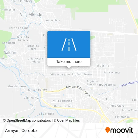 Arrayán map