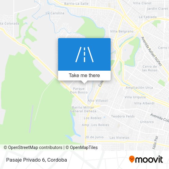 Mapa de Pasaje Privado 6