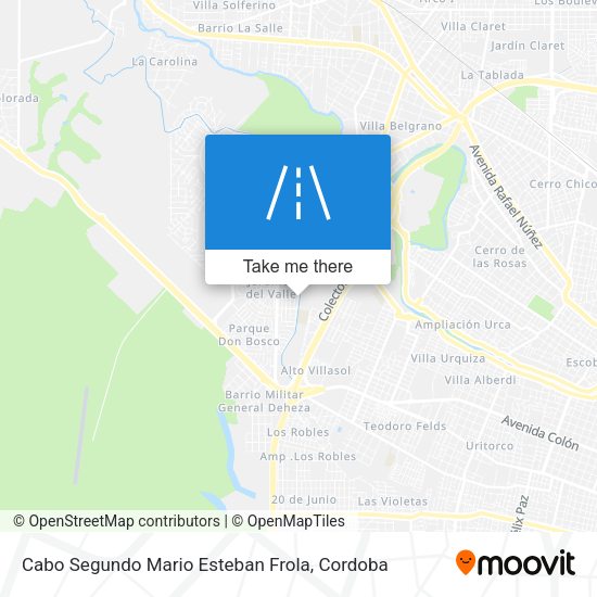 Cabo Segundo Mario Esteban Frola map