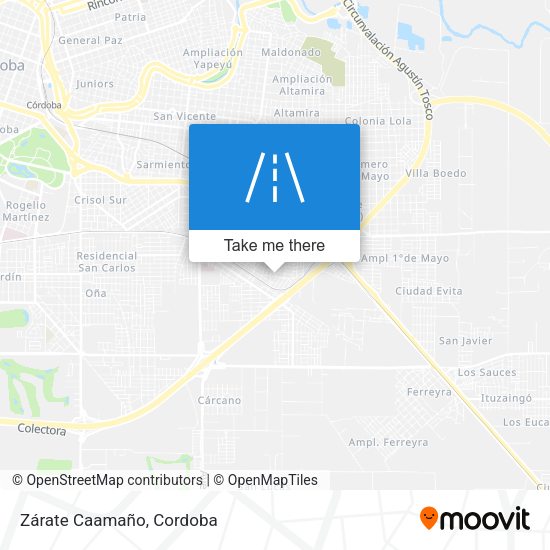 Zárate Caamaño map