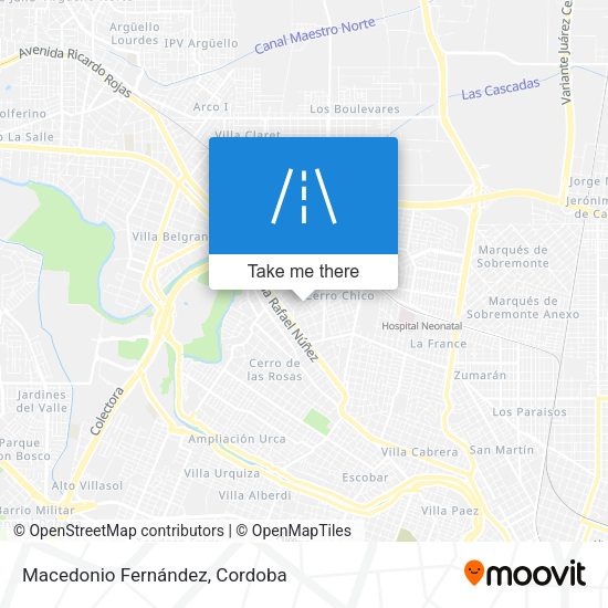 Macedonio Fernández map