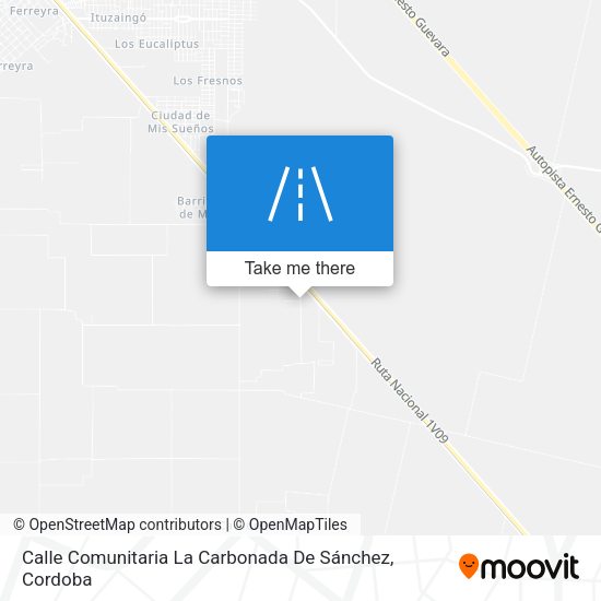 Mapa de Calle Comunitaria La Carbonada De Sánchez