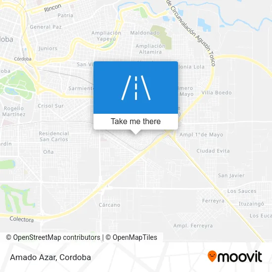Amado Azar map