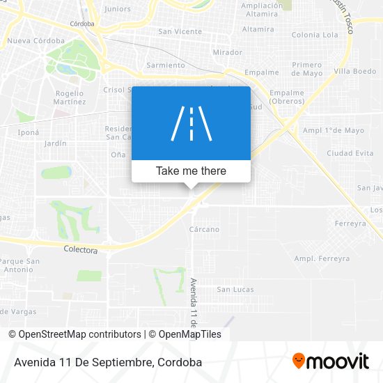 Avenida 11 De Septiembre map