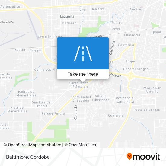 Mapa de Baltimore