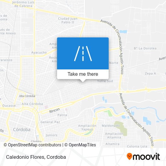 Mapa de Caledonio Flores