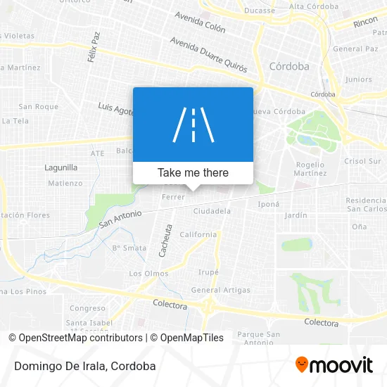 Domingo De Irala map