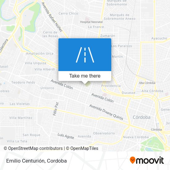 Emilio Centurión map