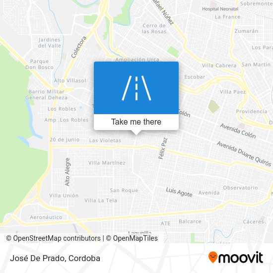 Mapa de José De Prado