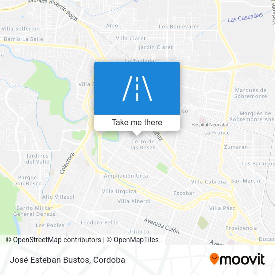 Mapa de José Esteban Bustos