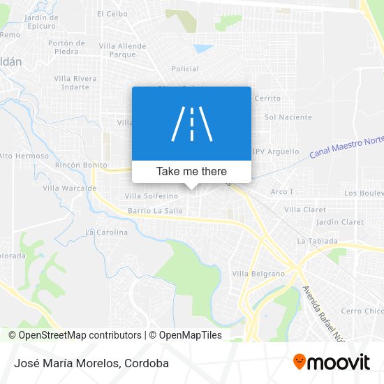 José María Morelos map