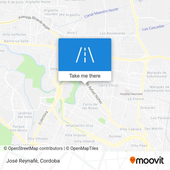 José Reynafé map