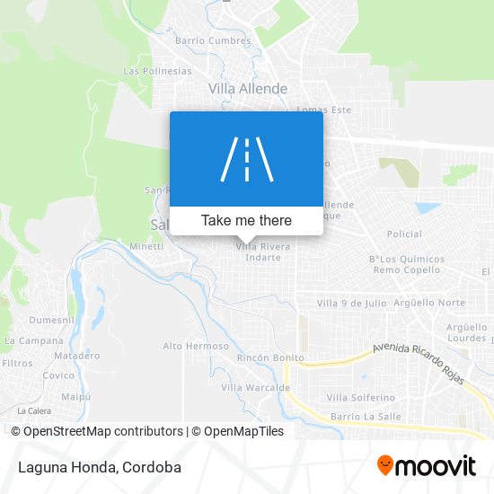 Laguna Honda map