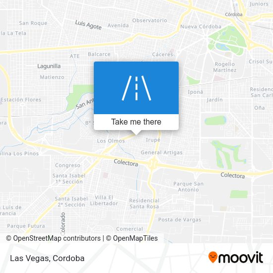 Mapa de Las Vegas