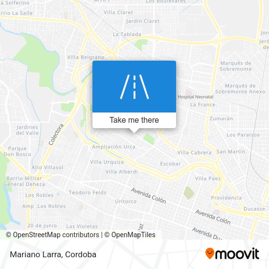 Mapa de Mariano Larra