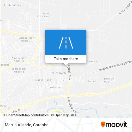 Mapa de Martin Allende