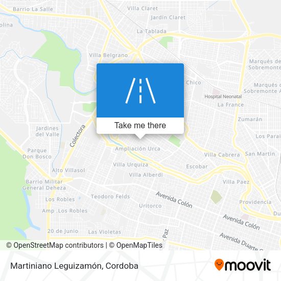 Mapa de Martiniano Leguizamón