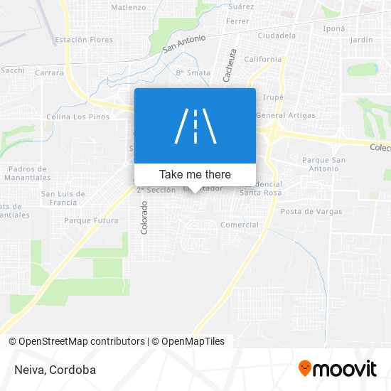 Neiva map