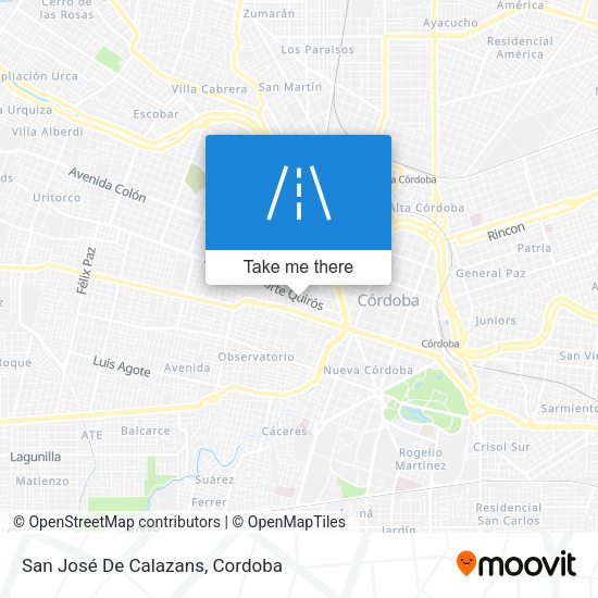 Mapa de San José De Calazans