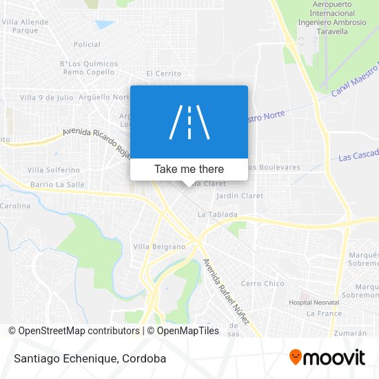 Mapa de Santiago Echenique