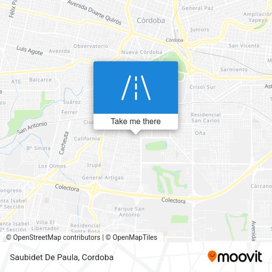 Mapa de Saubidet De Paula