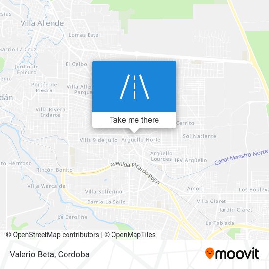 Mapa de Valerio Beta