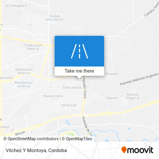 Mapa de Vilchez Y Montoya