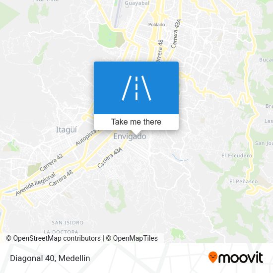 Mapa de Diagonal 40