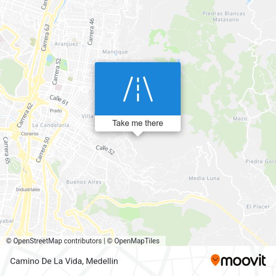 Mapa de Camino De La Vida