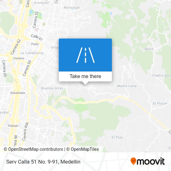 Mapa de Serv Calla 51 No. 9-91