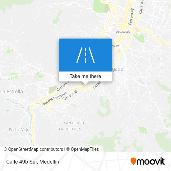 Mapa de Calle 49b Sur