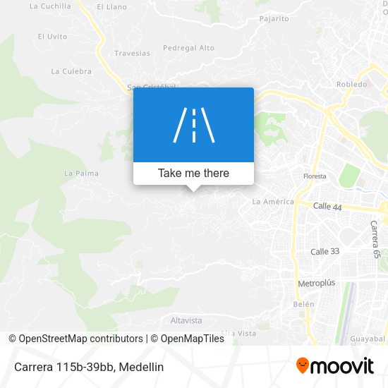 Mapa de Carrera 115b-39bb