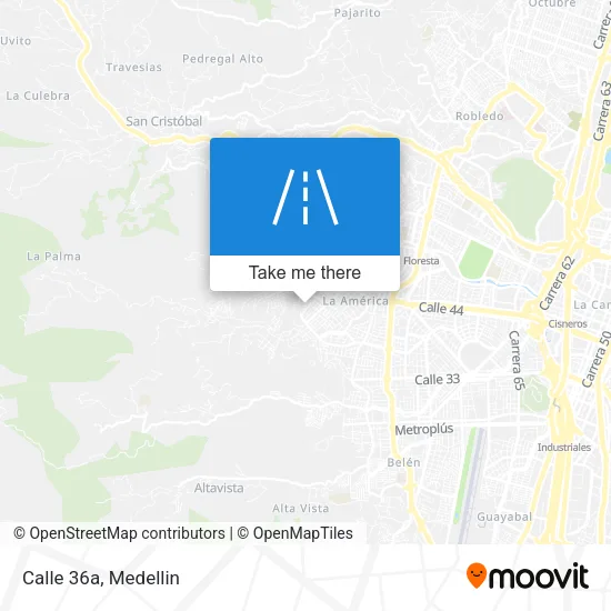 Mapa de Calle 36a