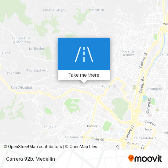 Mapa de Carrera 92b