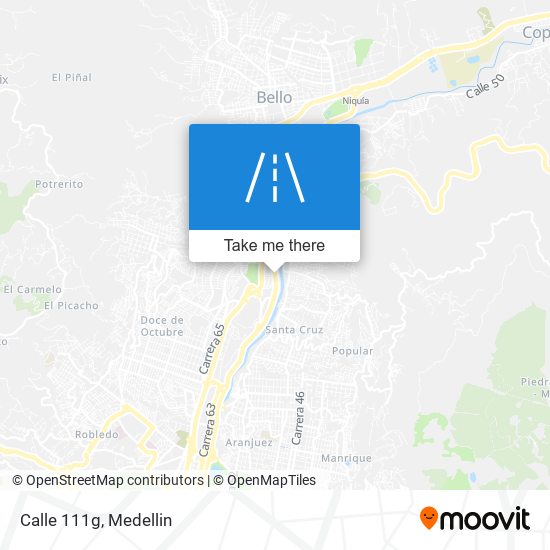 Calle 111g map